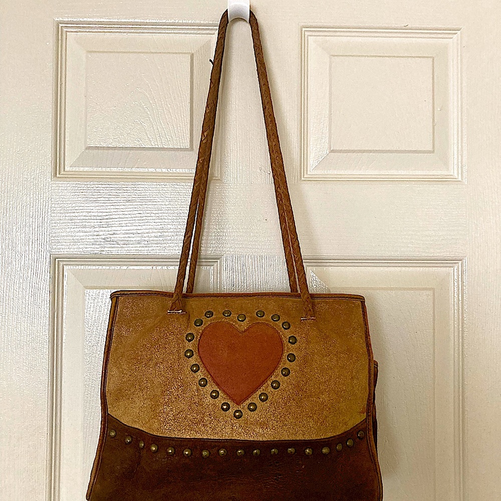 Scully Leather Heartland Western Purse Handbag genuine leather - $60